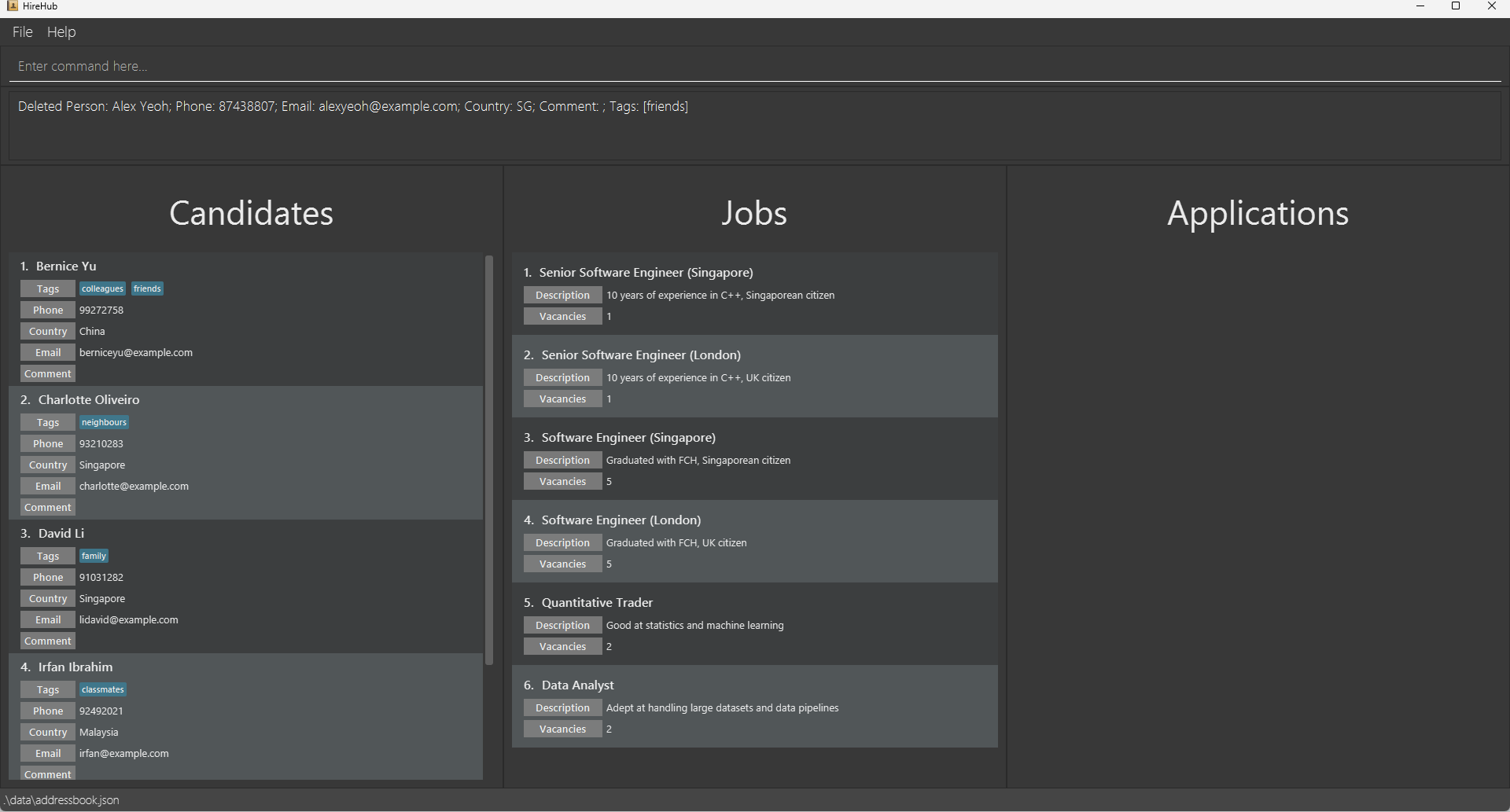 DeleteCommandOutput